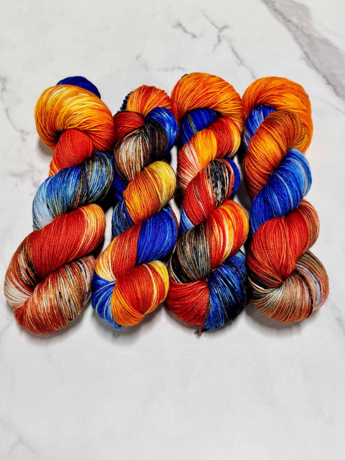 Trogon Premium Sock - Fingering Hand Dyed Yarn