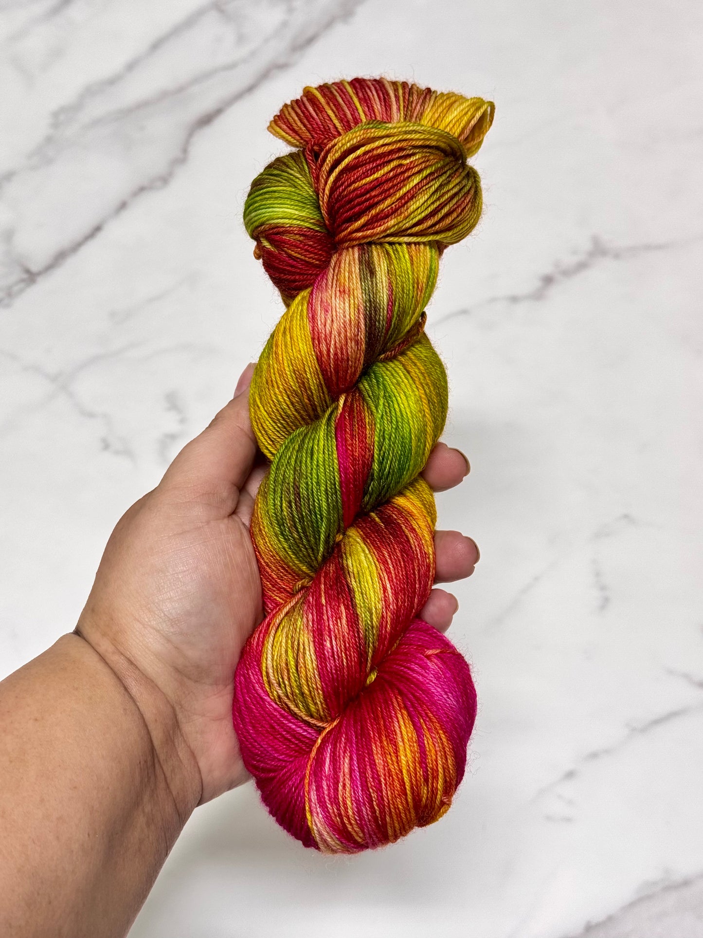Heliconia - Premium Sock Fingering Hand Dyed