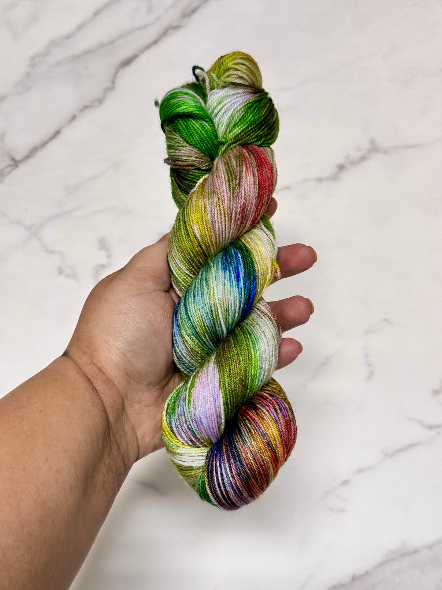 Tree Frog Premium Sock - Fingering Hand Dyed Yarn