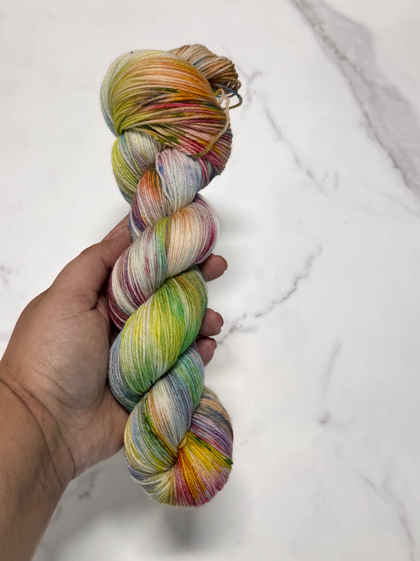 Watercolor Premium Sock - Fingering Hand Dyed Yarn