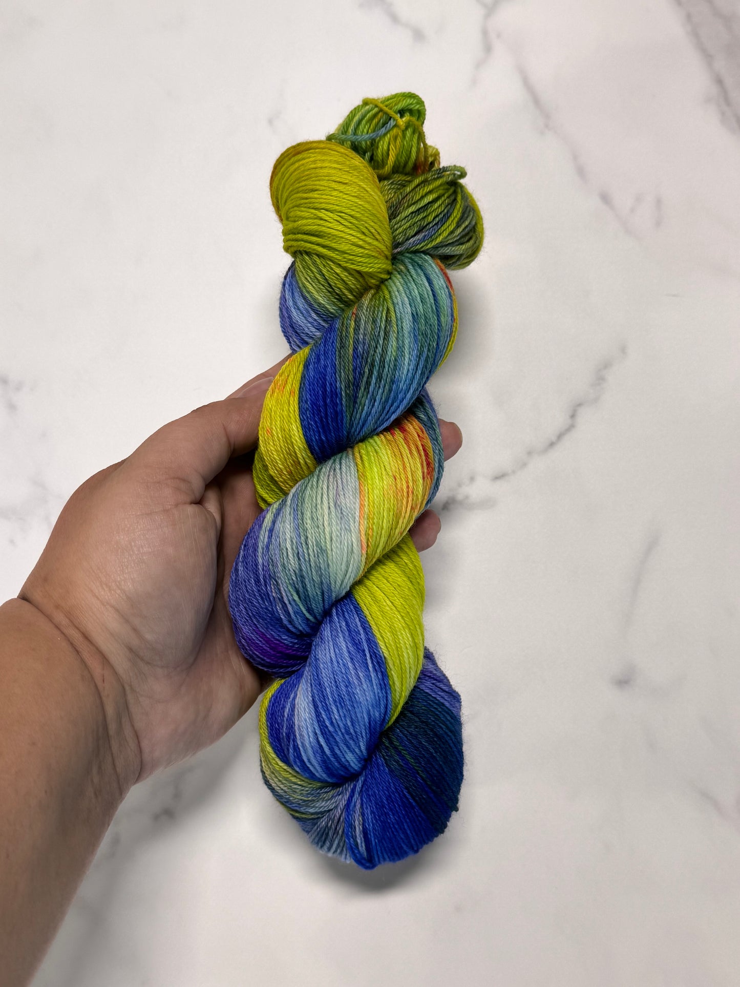 Bluebonnet Fields Premium Sock - Fingering Hand Dyed Yarn