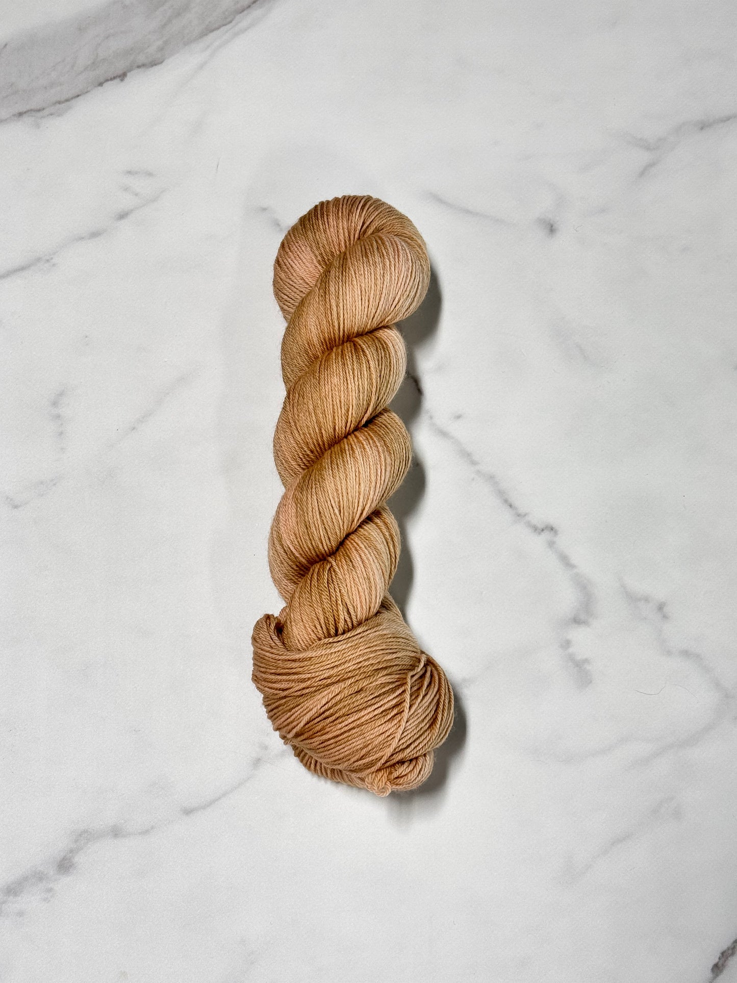 Semisolid Sandstone Premium Sock - Fingering Hand Dyed Yarn