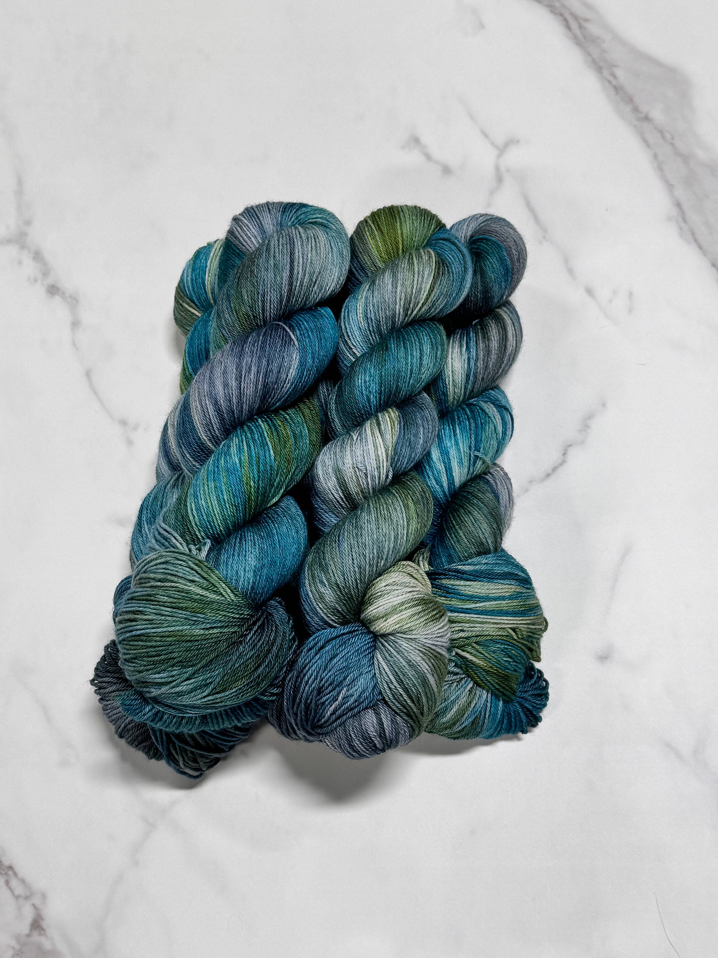 Mossveil Premium Fingering Sock - Hand Dyed Yarn