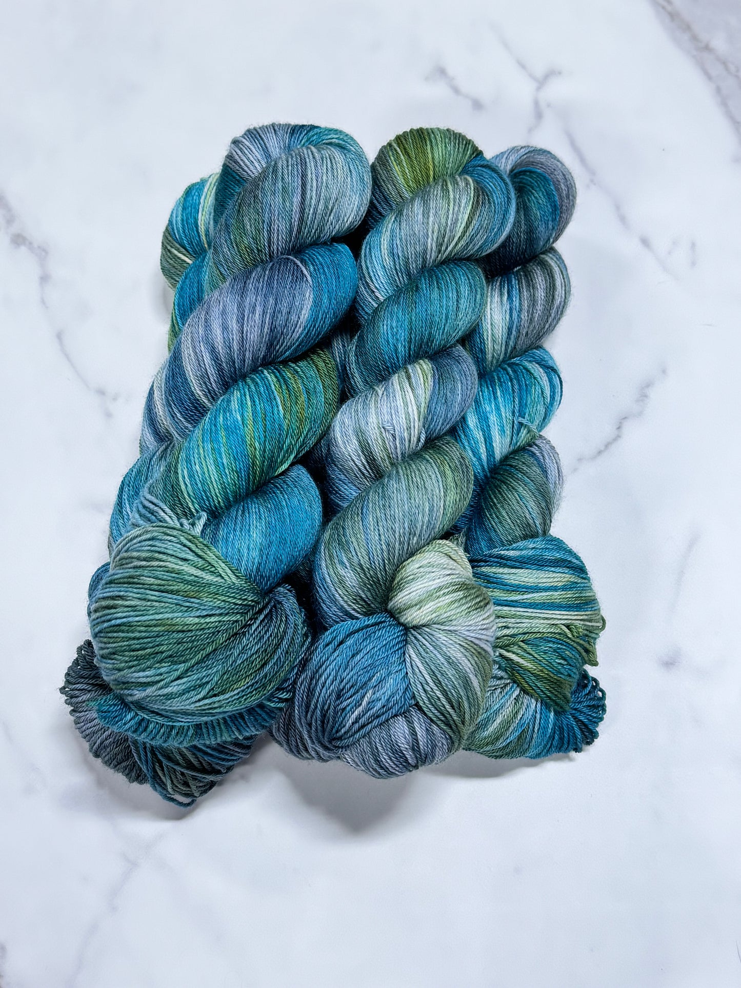 Mossveil Premium Fingering Sock - Hand Dyed Yarn