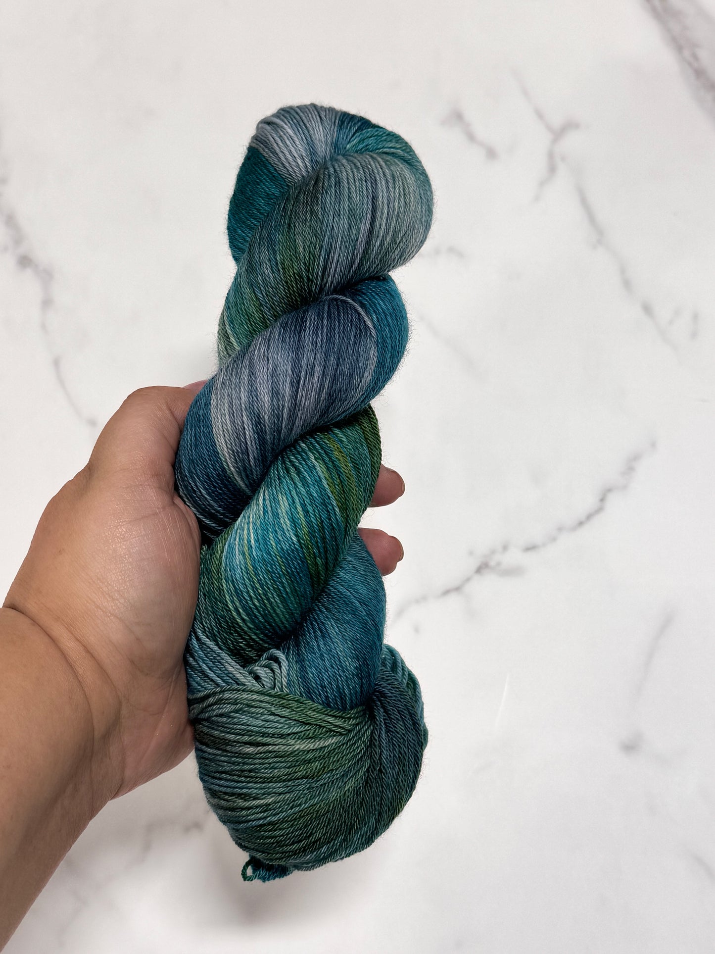 Mossveil Premium Fingering Sock - Hand Dyed Yarn