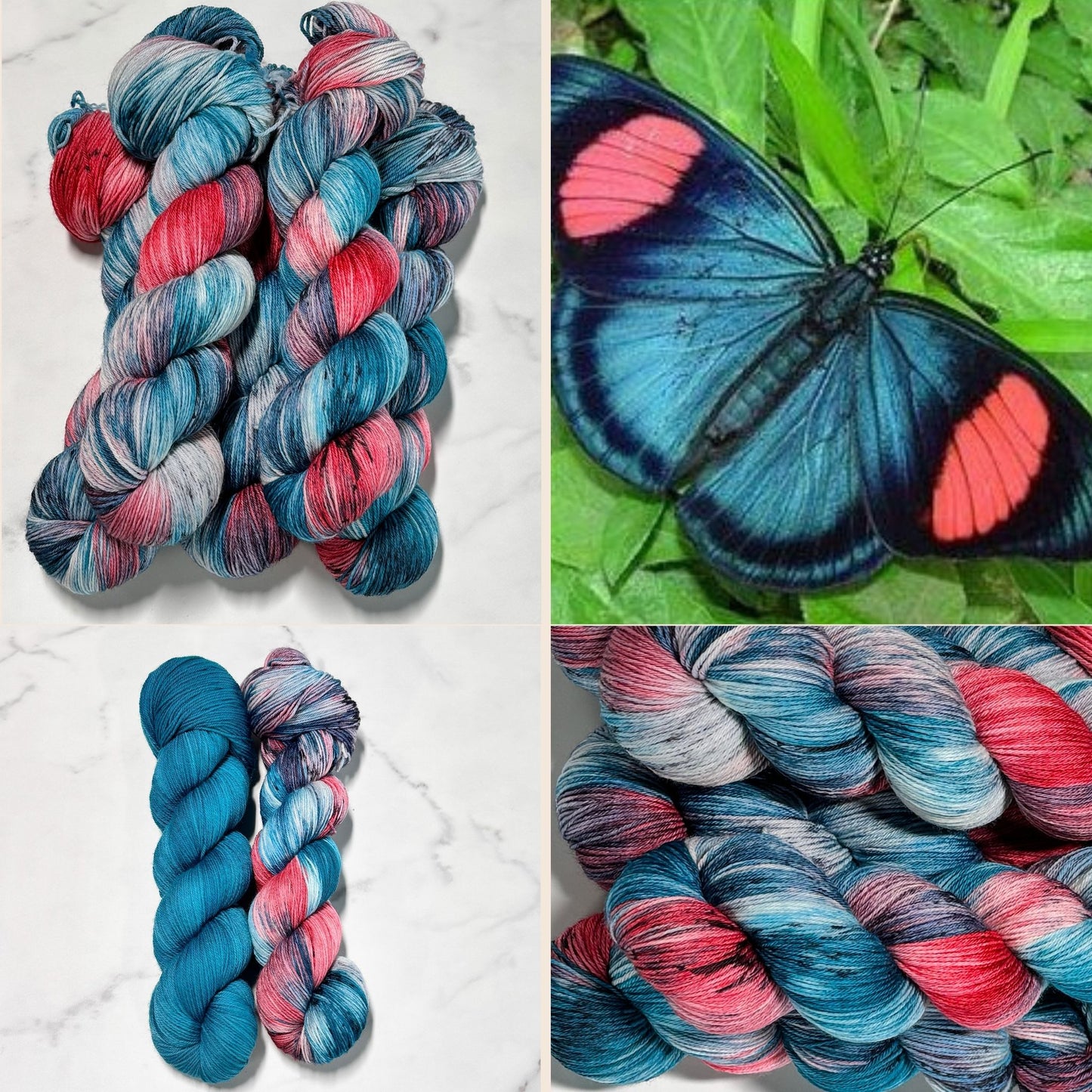 Painted Beauty Premium Sock - Fingering Hand Dyed Yarn