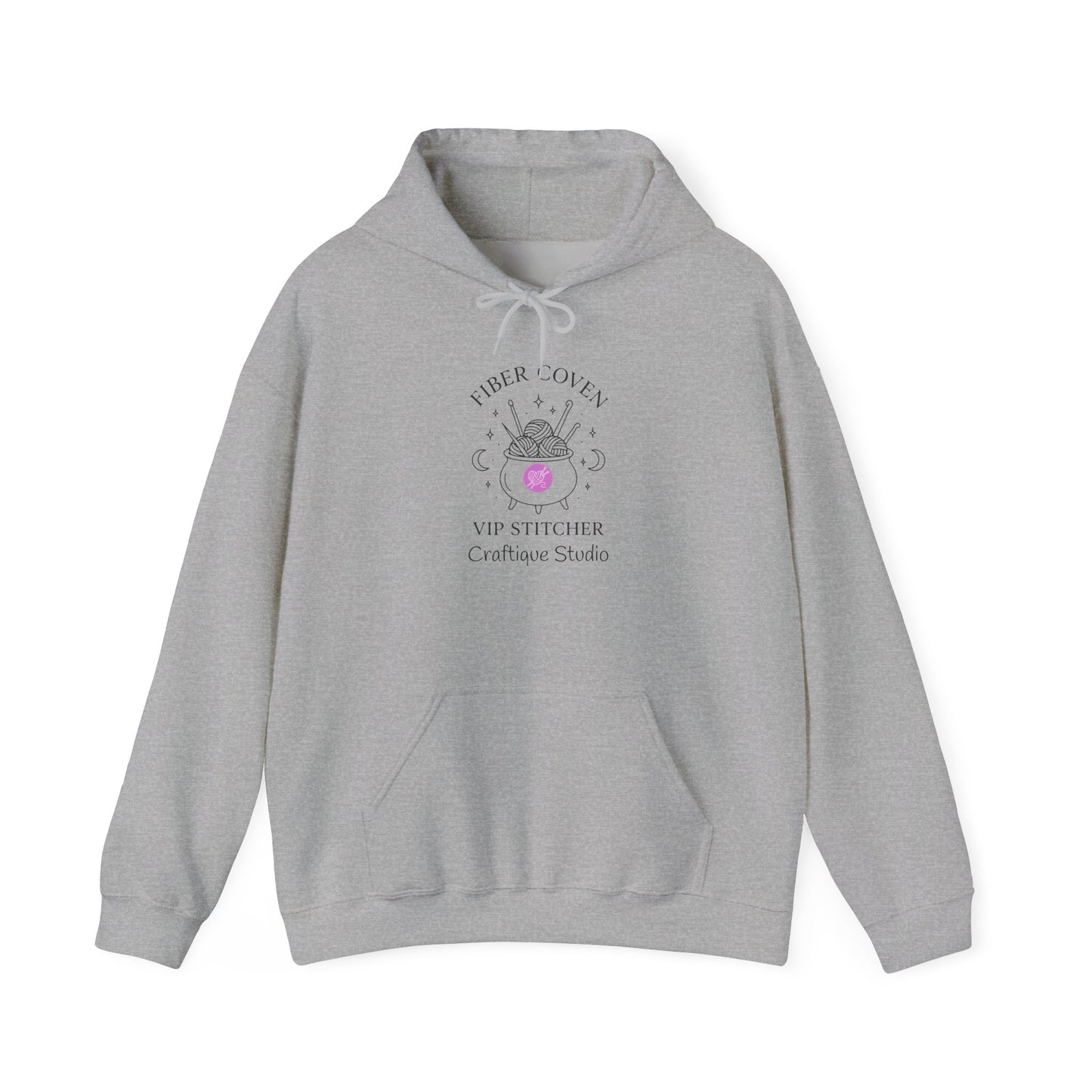 Craftique Studio Fiver Coven Hoodie — Knitting & Crochet Maker Sweatshirt