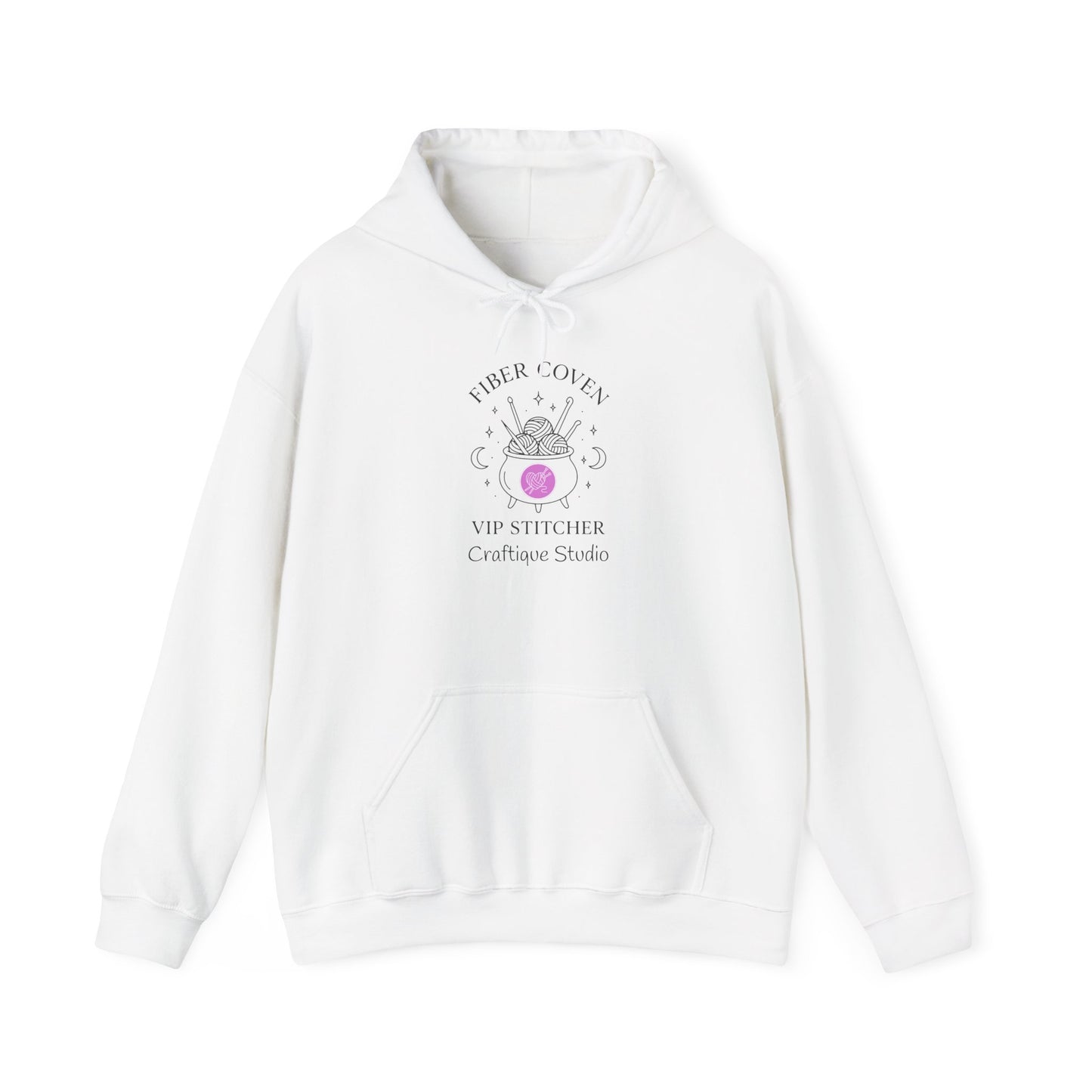 Craftique Studio Fiver Coven Hoodie — Knitting & Crochet Maker Sweatshirt