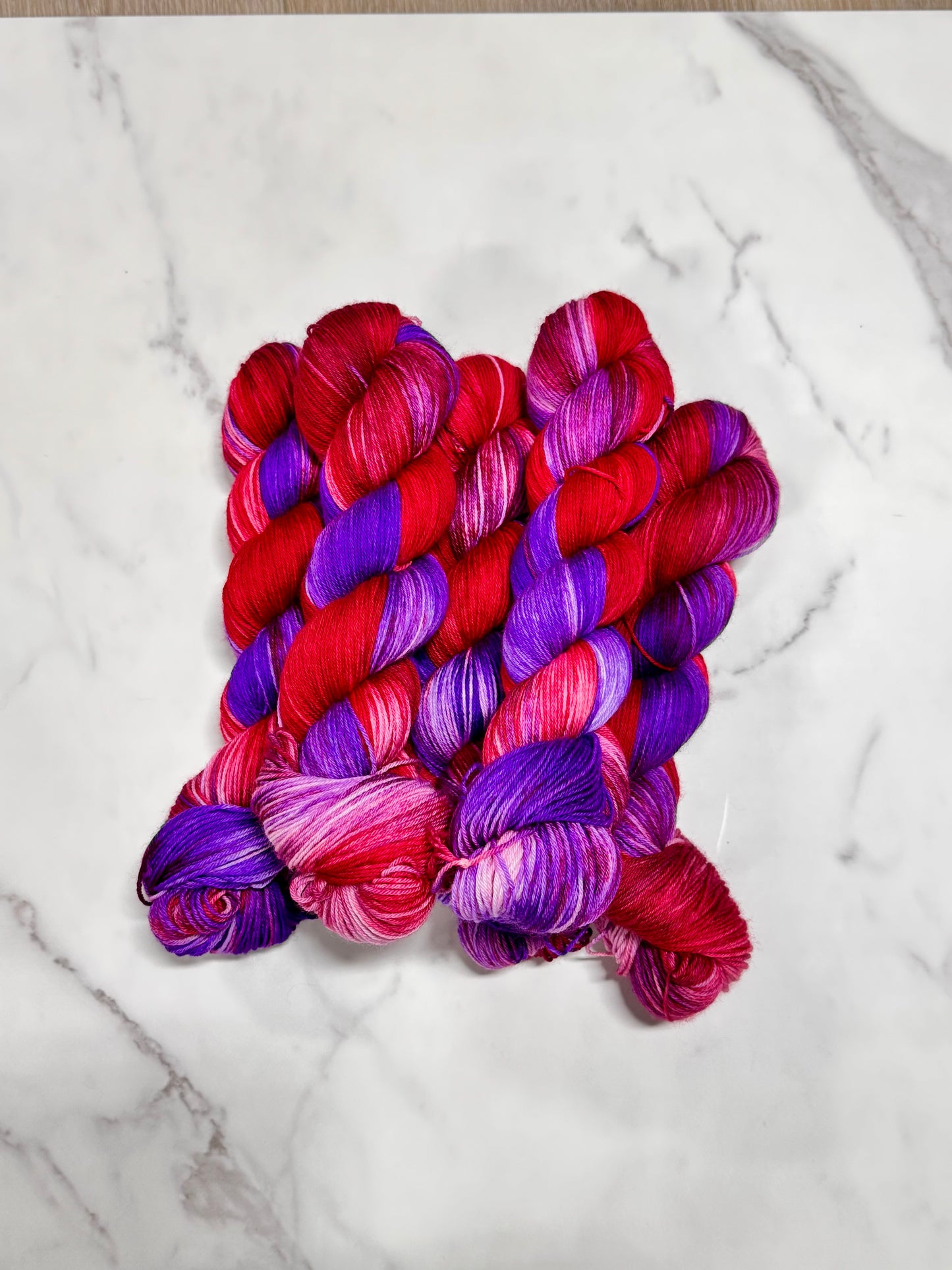 Lady’s Eardrop Premium Fingering Sock- Hand Dyed Yarn