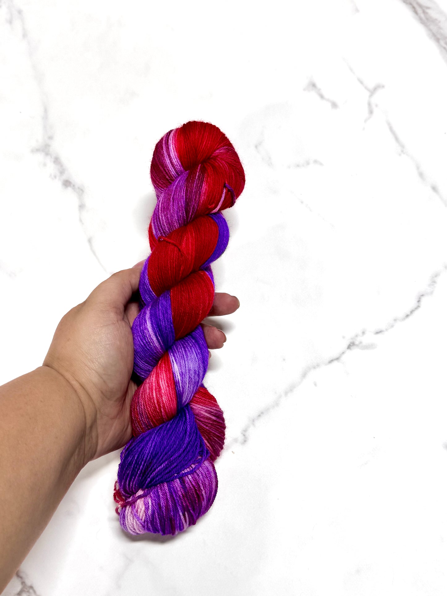 Lady’s Eardrop Premium Fingering Sock- Hand Dyed Yarn