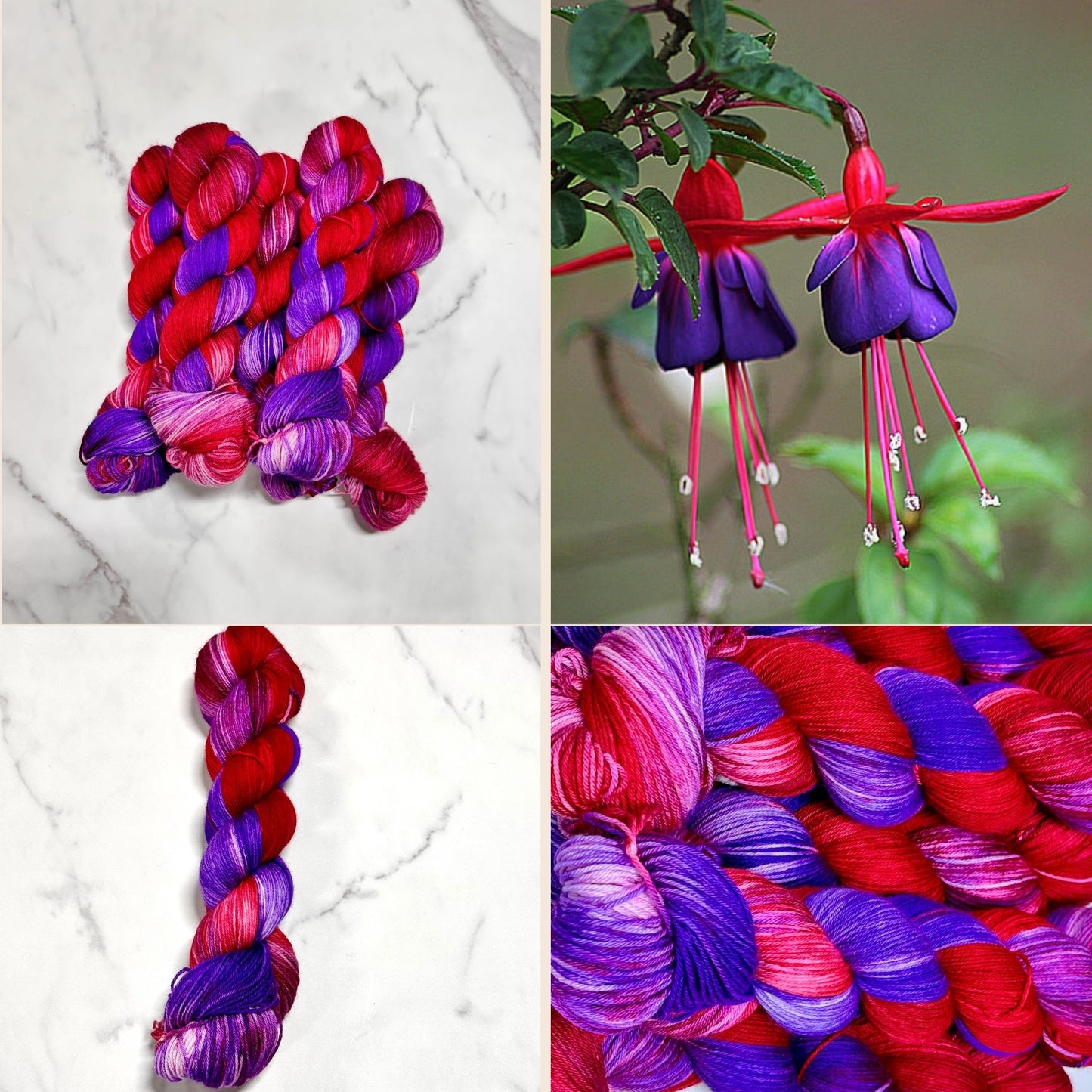 Lady’s Eardrop Premium Fingering Sock- Hand Dyed Yarn